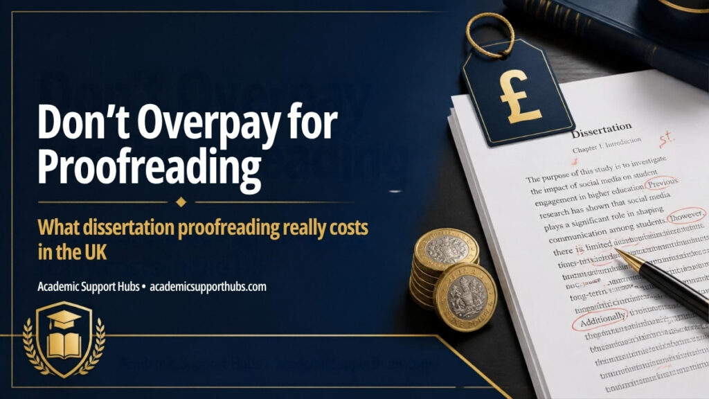 Dissertation proofreading cost in the UK – price guide for students