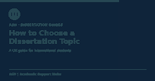 How to choose a dissertation topic UK guide for international students