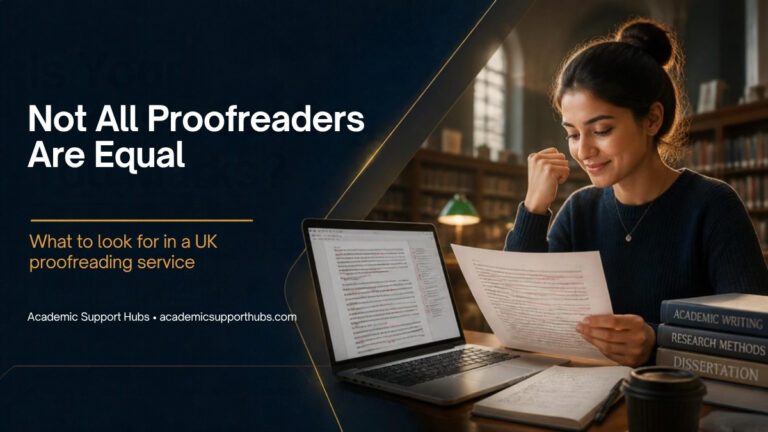 What to look for in a UK proofreading service
