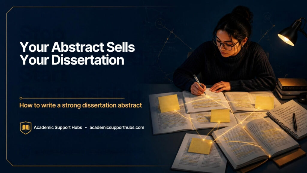 How to write a dissertation abstract