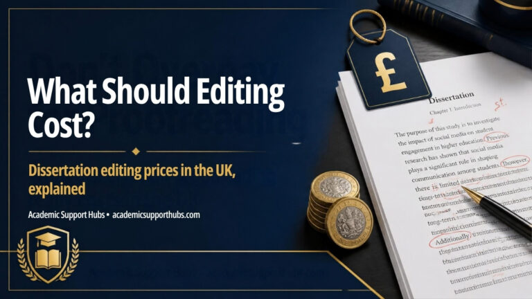 Dissertation editing prices in the UK explained