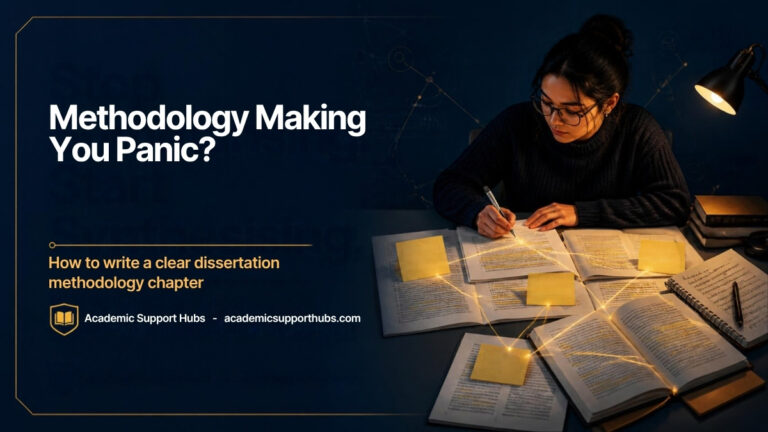 How to write a dissertation methodology chapter