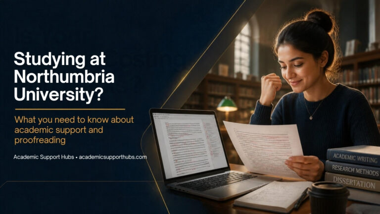 Studying at Northumbria University? Academic support and proofreading guide