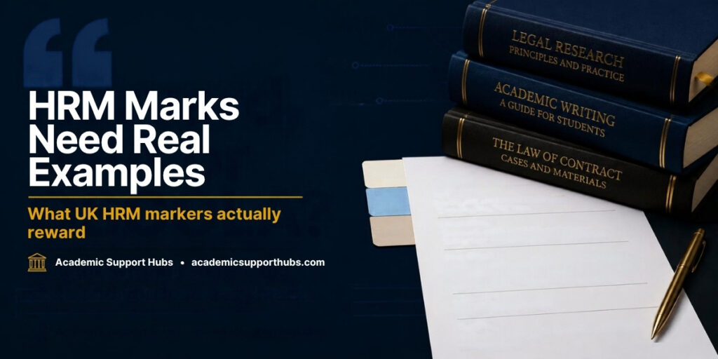 HRM marks need real examples: what UK HRM markers reward