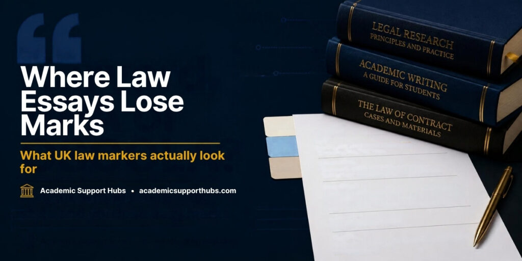 Where law essays lose marks: what UK law markers look for