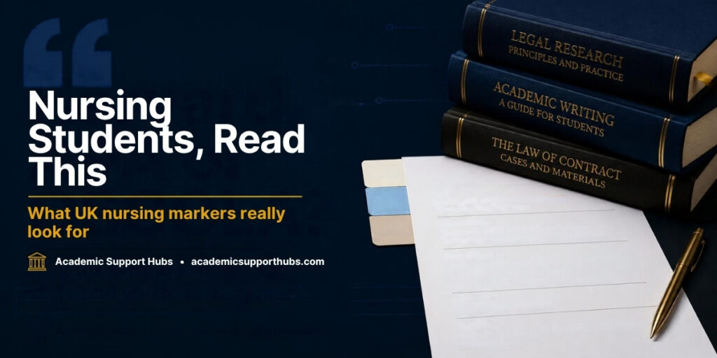 Nursing students: what UK nursing markers really look for