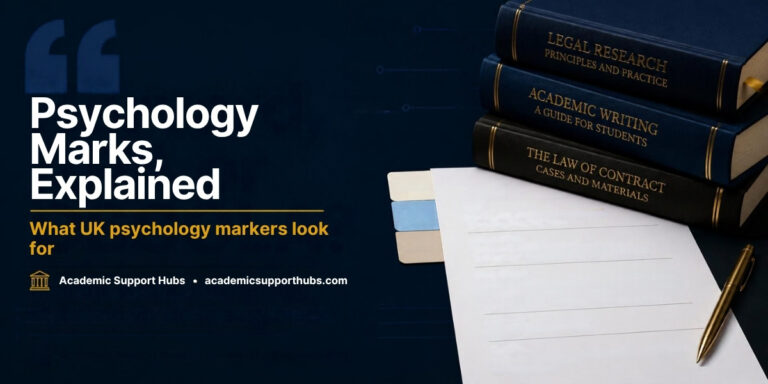 Psychology marks explained: what UK psychology markers look for