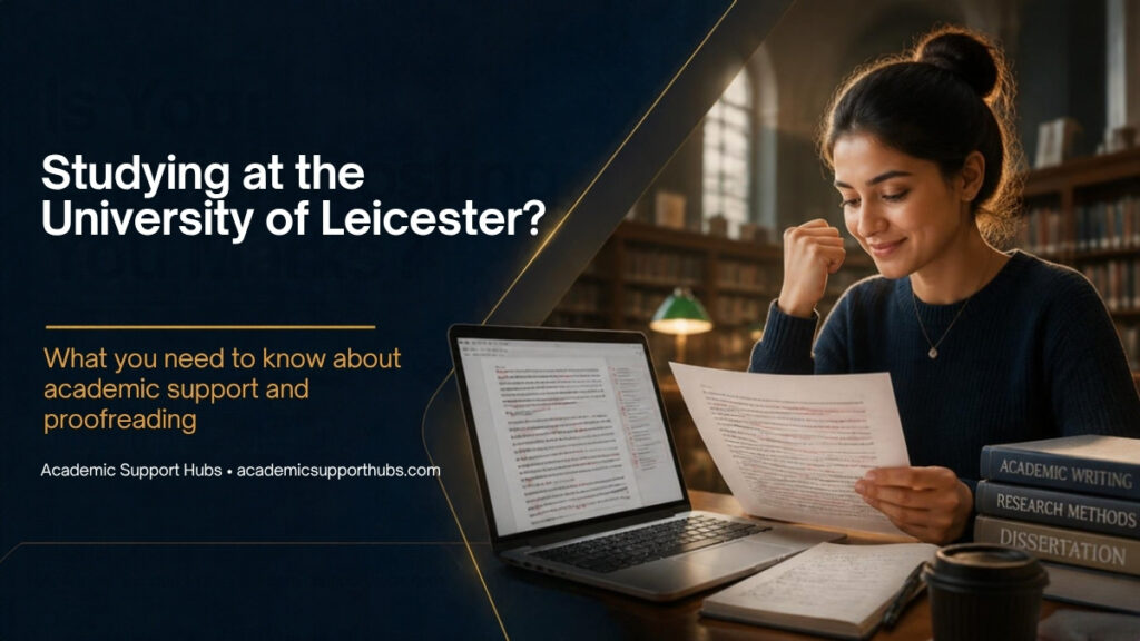 Studying at the University of Leicester? Academic support and proofreading guide