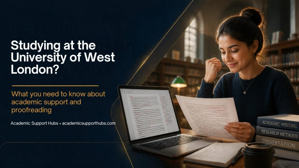 Studying at the University of West London? Academic support and proofreading guide