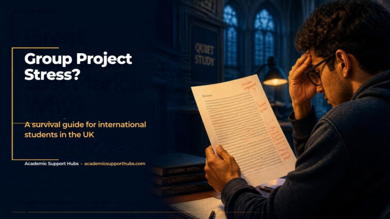 Group project stress? A survival guide for international students in the UK