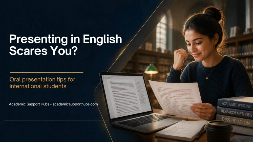 Oral presentation tips for international students