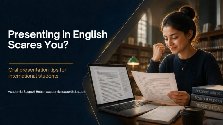 Oral presentation tips for international students