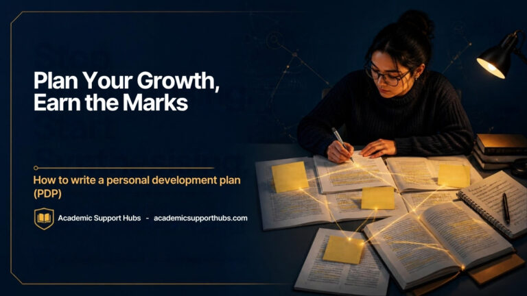 How to write a personal development plan (PDP)